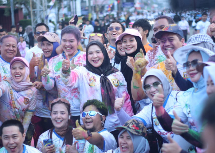 Meriah, Ribuan Warga Ikuti Bandar Lampung Color Run 2026