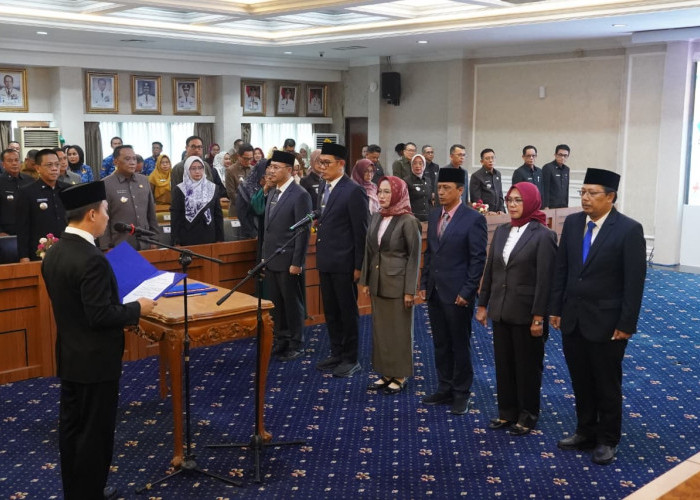 6 Pejabat Eselon II Dilantik, Pemprov Lampung Gaspol Bangun Birokrasi Adaptif dan Berdampak