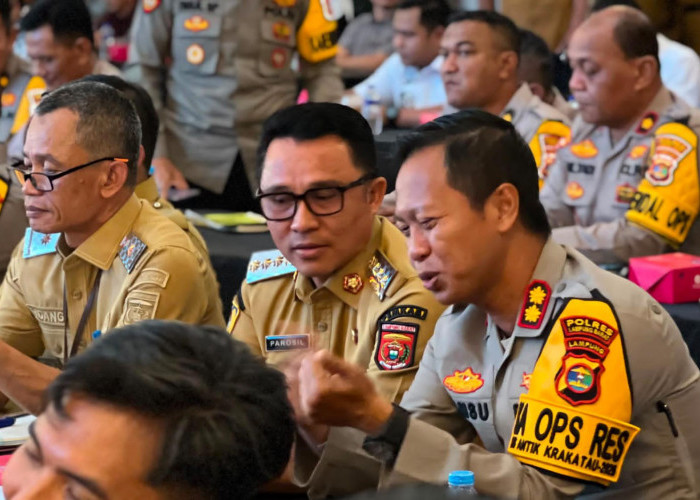 Hadiri Rakor di Polda Lampung, Bupati Parosil Dukung Penyelesaian Konflik Agraria