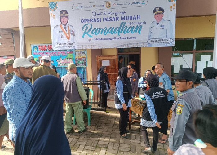 Pemkot Bandar Lampung Gelar Pasar Murah di Kecamatan Enggal 