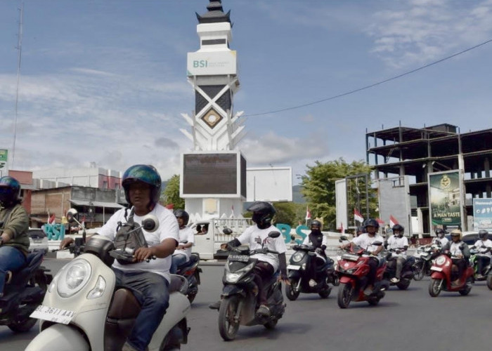 Peringati 21 Tahun HDA, Ratusan Peserta Ormas Garda Damai Aceh Ikuti Kirab Damai Aceh