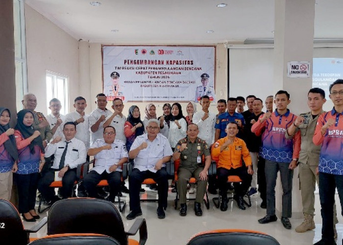 BPBD Pesawaran Kembangkan Kapasitas TRC Penanggulangan Bencana