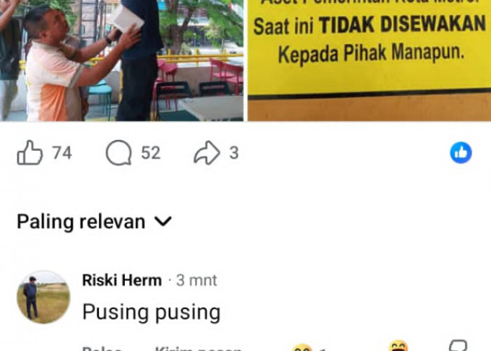 Netizen Ramai Komentari Langkah Pemkot Metro Benahi Shopping Center