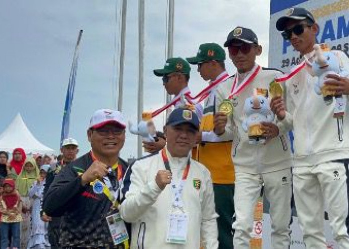 Duo Atlet Paramotor Lampung Raih Medali Emas di PON XXI, Wakapolda Brigjen Ramadhan: Aerosport Lampung Menjanj