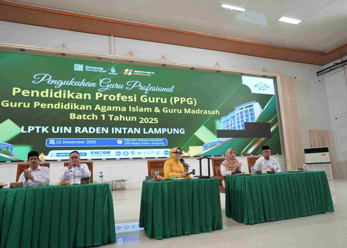 Tersebar Seluruh Indonesia, UIN RIL Kukuhkan 1194 Guru Profesional
