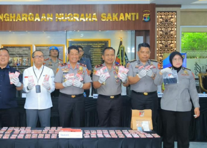 Polda Lampung Bongkar Dugaan Peredaran Uang Palsu Rp980 Juta, Kurir Dijanjikan Upah Rp50 Juta