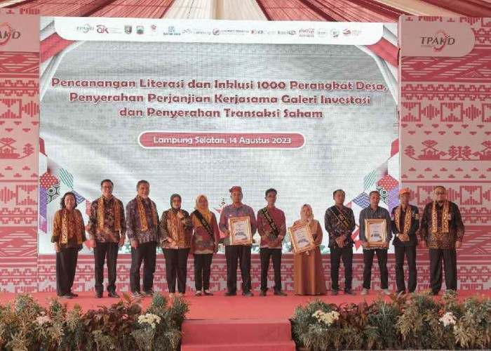 OJK Lampung Kembali Kembangkan Desa Inklusi Keuangan di Lampung Selatan