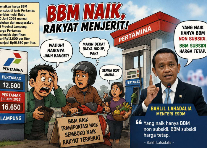 Harga Pertamax Naik Tajam dan Dikeluhkan Warga Lampung, Begini Respon Bahlil