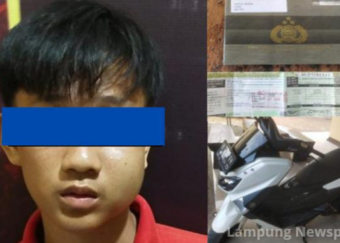 Maling Motor di Area Indekos Metro Timur Ditangkap, Pelaku Dari Lampung Timur