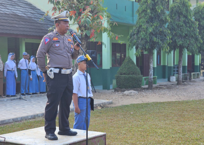 Cegah Laka Lantas Terhadap Pelajar, Ini Yang Dilakukan Polres Lampung Utara