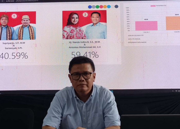 Data Masuk 87%: Gerindra Klaim Paslon Nanda–Anton Unggul 59,19% di PSU Pesawaran