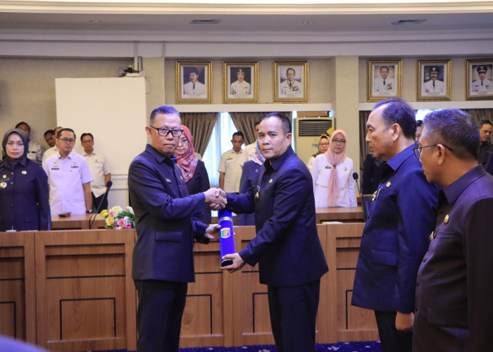 Gubernur Lampung Melantik dan Mengambil Sumpah Jabatan Pejabat Pimpinan Tinggi Pratama di Lingkungan Pemerinta