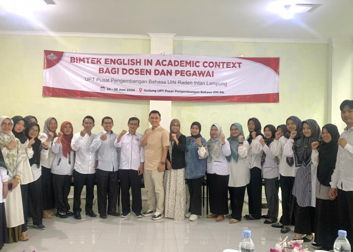 UPT Pusba UIN RIL Selenggarakan Bimtek English in Academic Context bagi Dosen dan Pegawai