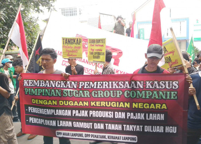 Demo di Kejagung dan KPK RI,  Aliansi Massa Asal Lampung Desak Penetapan Tersangka Petinggi SGC 