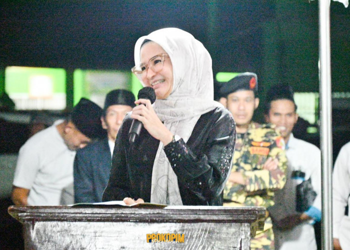 Sambut HUT Pesawaran ke-17 dan HUT RI ke-79, Nanda Indira Hadiri Semarak Kedondong Bersholawat