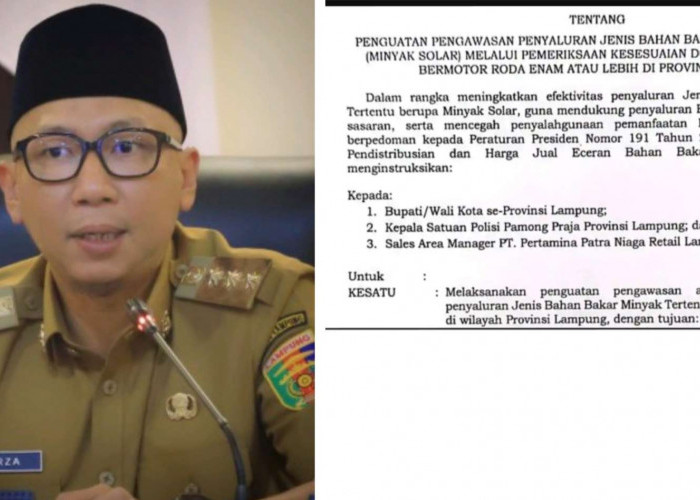 Gubernur Lampung Terbitkan Ingub, Kendaraan Roda Enam Wajib Cocokkan STNK dan QR Code Solar