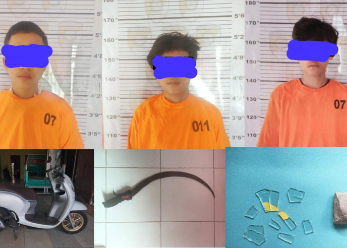 Polisi Tangkap 3 Pelaku Perusak Aset SMK Negeri 3 Kota Metro