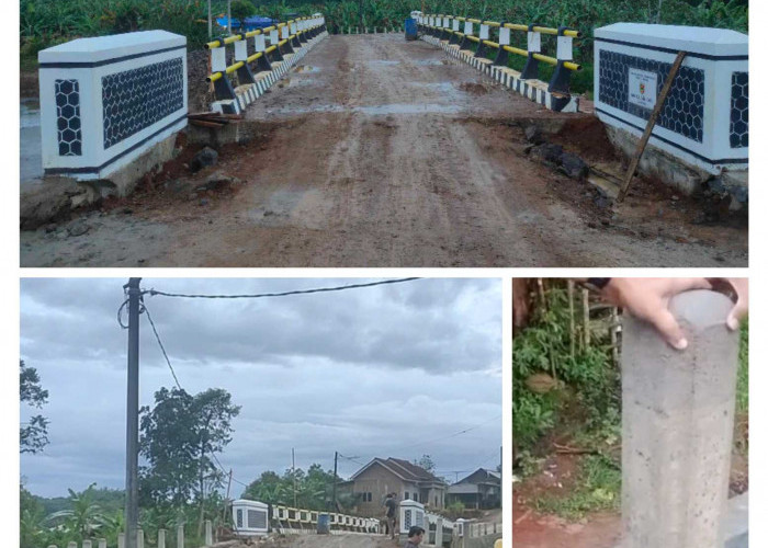Proyek Jembatan Ulu Semong, Dari Talud Oprit Ambrol, Tiang Patok Goyang Hingga Penalti 