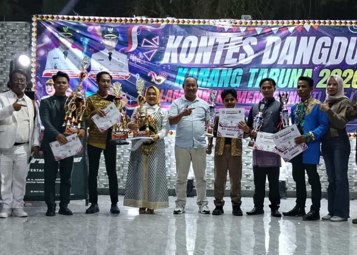 Malam Puncak Kontes Dangdut Karang Taruna Tanggamus Berlangsung Meriah, Razes Keluar sebagai Juara