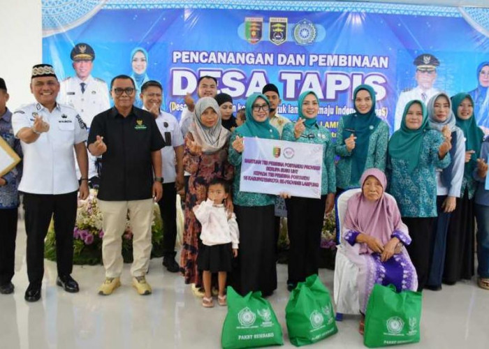 Perkuat Ketahanan Keluarga, PKK Lampung Canangkan Kelurahan Ganjarasri Jadi 'Desa TAPIS' 