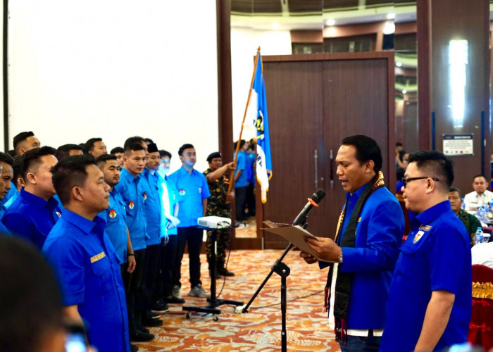 Erlan Heryanto Resmi Dilantik Sebagai Ketua KNPI Kota Bandar Lampung Periode 2025-2028
