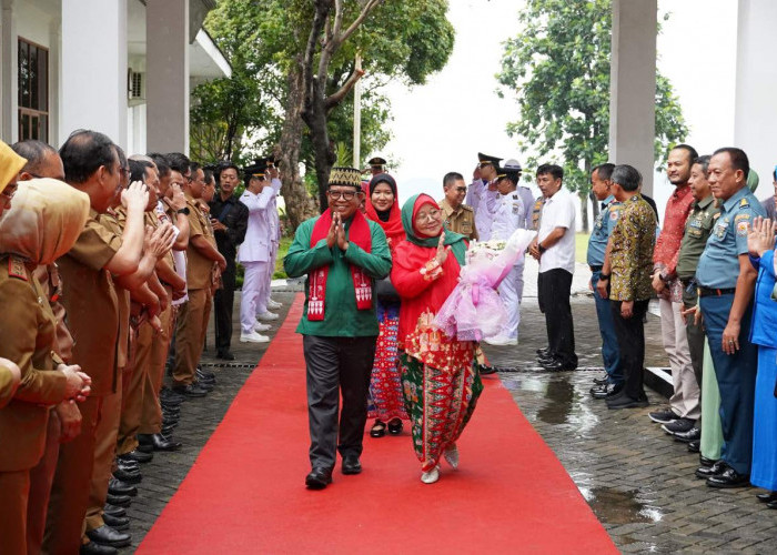 Pemprov Lampung Gelar Acara Pelepasan Pj. Gubernur Lampung Samsudin dan Pj. Ketua TP PKK