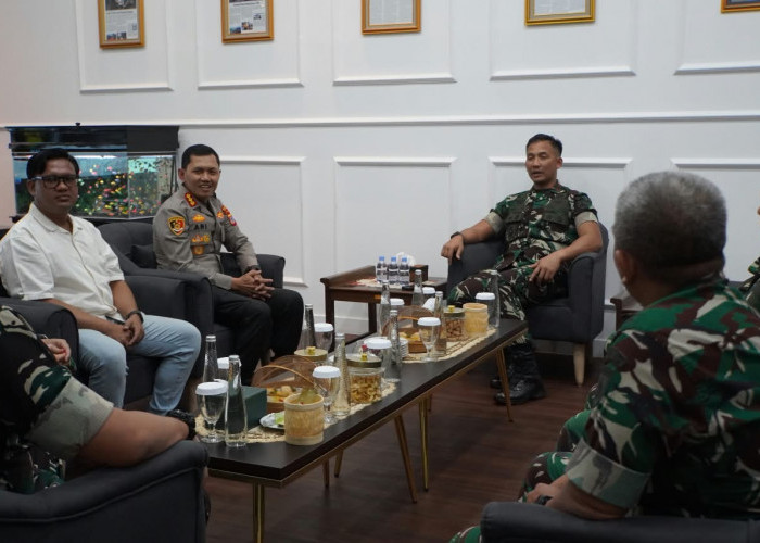 Perkuat Sinergitas TNI-Polri, Danrem 072/Pamungkas Terima Audiensi Kapolresta Yogyakarta