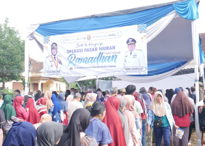 Pemkot Bandar Lampung Gelar Pasar Murah di Kecamatan Labuhan Ratu