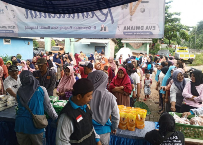 Beri Harga Dibawah Pasaran, Operasi Pasar Murah Pemkot Bandar Lampung Sangat Membantu Warga