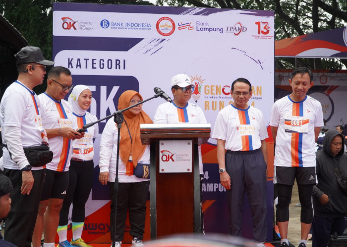 Gencarkan Run, Upaya Meningkatkan Inklusi Keuangan di Provinsi Lampung