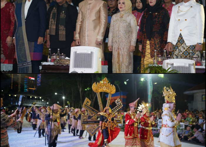 Walikota Eva Gaungkan Budaya Lampung di Karnaval Budaya Nusantara APEKSI 2025
