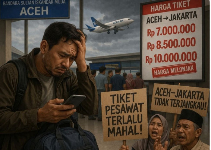 Tiket Pesawat Aceh–Jakarta Melonjak Tajam, Warga Keluhkan Harga Tak Terjangkau