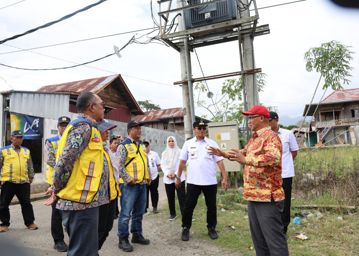 Tinjau Jalan Rusak di Lambar, Anggota DPR RI Mukhlis Basri : Semua Jalan Bukan Tanggungjawab Bupati Saja 