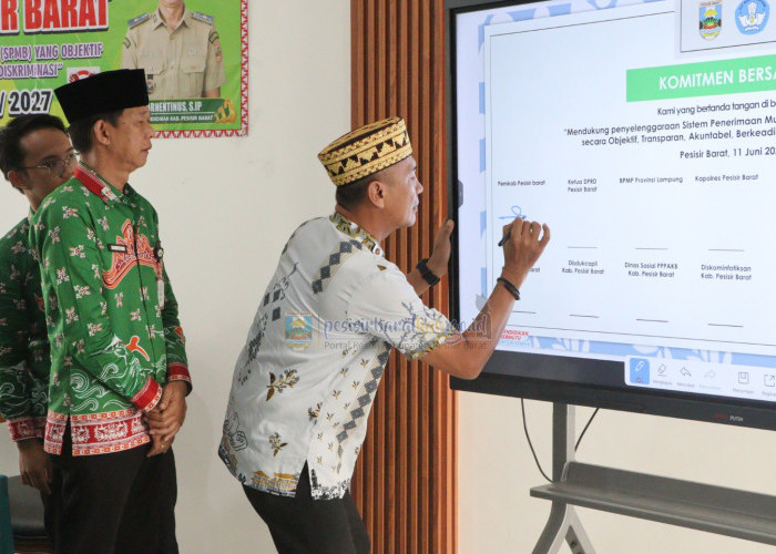 Pemkab Pesisir Barat Jamin SPMB 2026 Transparan dan Berkeadilan