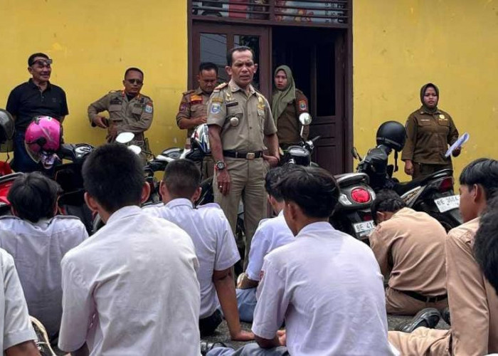 Puluhan Pelajar di Kota Metro Terjaring Razia Bolos Sekolah