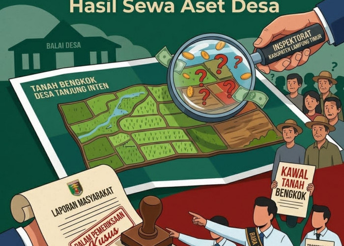 Masih Dalam Pemeriksaan, Kasus Tanah Bengkok Desa Tanjung Inten Belum Temui Titik Terang  ?