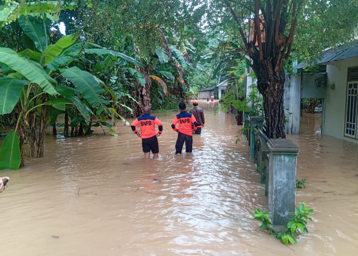 Puluhan Rumah di Lampura Terendam Banjir,  BPBD Imbau Warga Waspada 