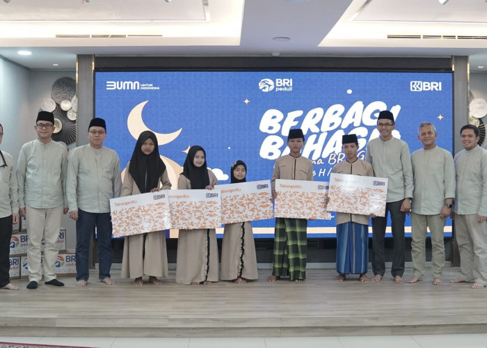 BRI Regional Office Bandar Lampung Santuni 200 Anak Yatim Piatu di Bulan Ramadhan 1446 H