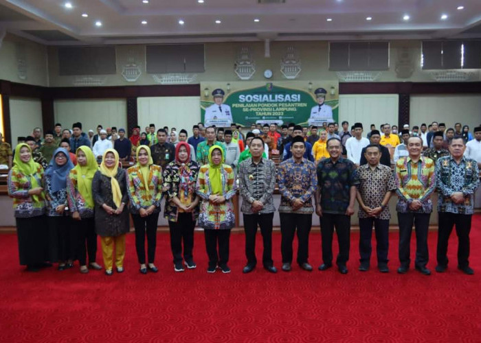 Gubernur Lampung Harapkan Pengembangan Perilaku Hidup Sehat dan Bersih Dilingkungan Pondok Pesantren