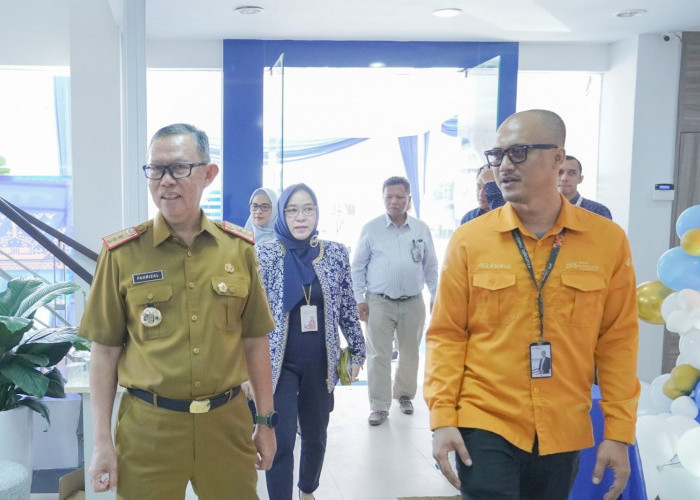 Sekdaprov Lampung Tinjau Relokasi Gedung Bank Lampung KCP Teluk Betung Selatan