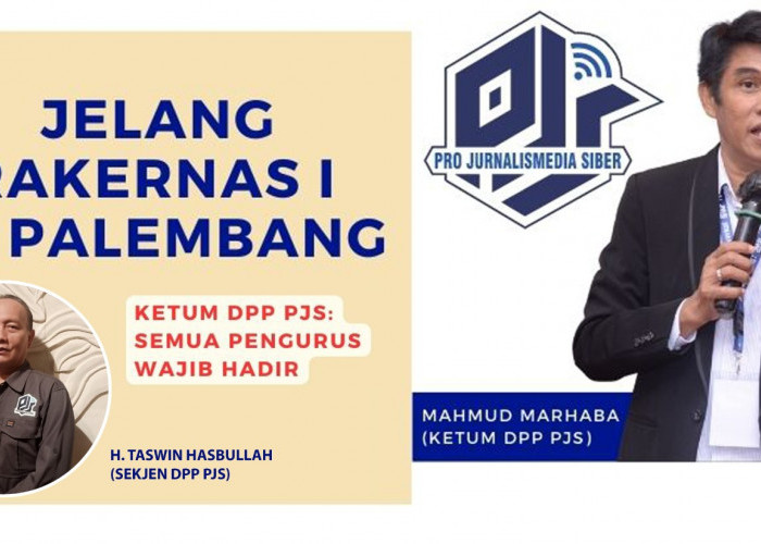 Rakernas PJS di Palembang, Ketum DPP PJS Minta Kehadiran Pengurus DPD