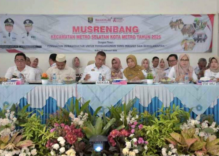 Musrenbang Kecamatan Metro Selatan, Sekda Instruksikan PU Tambah Penerangan Jalan