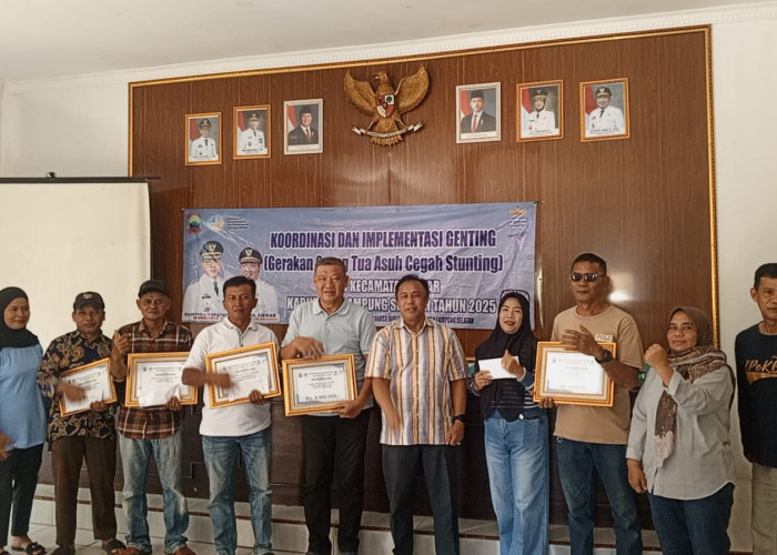 Dinas KB Lamsel Gelar Kordinasi dan Implementasi Gerakan Orang Tua Asuh Cegah Stunting di Kali Sari 