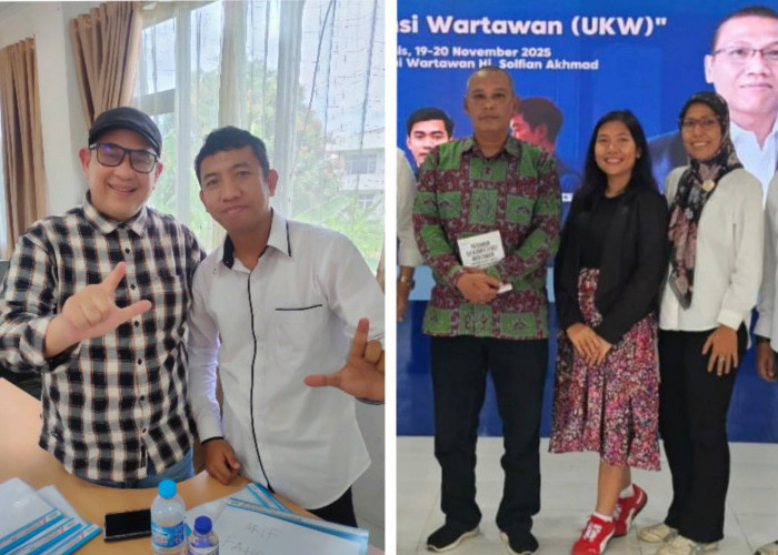 Pempred Lampung Newspaper Rio Aldipo Lulus UKW, Kini Sandang Predikat Wartawan Utama