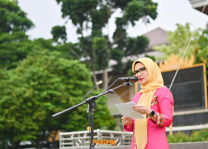 Upacara Peringatan Hari Sumpah Pemuda ke-97 di Lingkungan Pemkab Pesawaran 