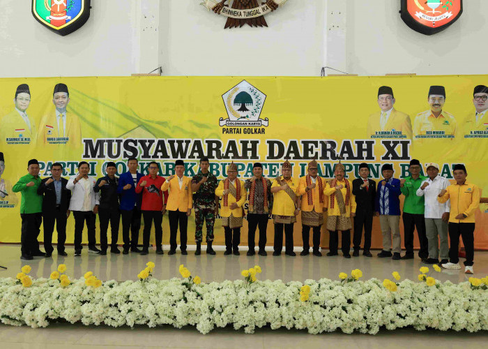 Musda XI Golkar Lampung Barat, Parosil Tekankan Solidaritas