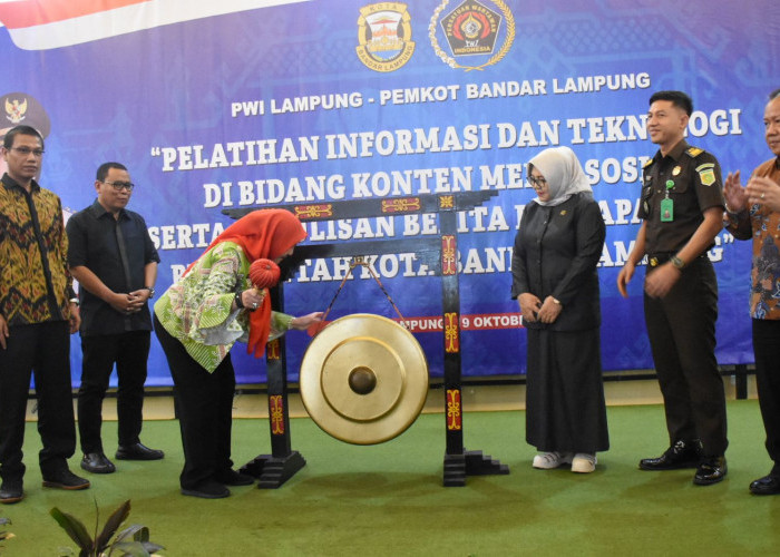 PWI Gandeng Pemkot Bandar Lampung Gelar Pelatihan IT dan Medsos untuk ASN