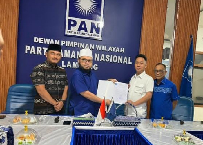 PAN Tetapkan M. Galang Putra Rahman sebagai Calon Tunggal Wakil Bupati Way Kanan