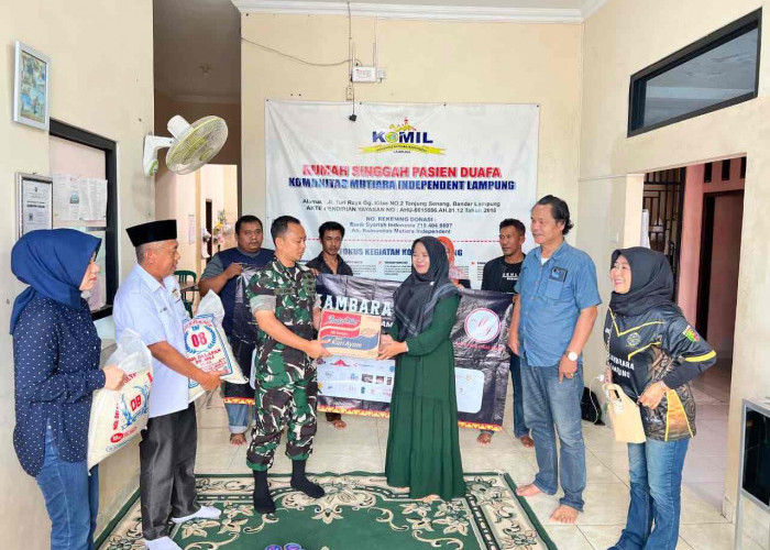 Bersama Dandim 0410, Sikambara Peduli Serahkan Bantuan di Sejumlah Titik 