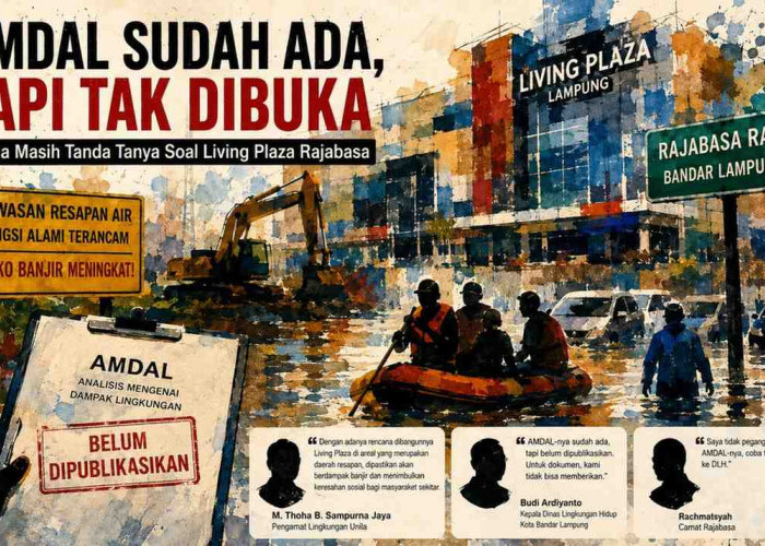 AMDAL Sudah Ada, Tapi Tak Dibuka: Warga Masih Tanda Tanya Soal Living Plaza Rajabasa